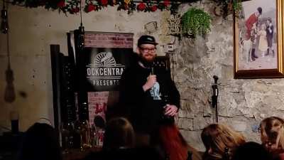Heckler Keeps Raising Her Hand to Ask Comedian Questions
