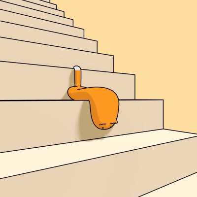 Descending aa Staircase
