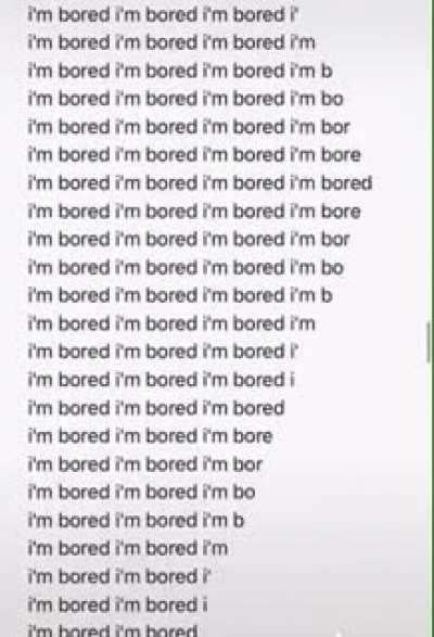 Animation created on the notes app