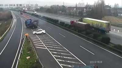 When you forget other people also use the road...