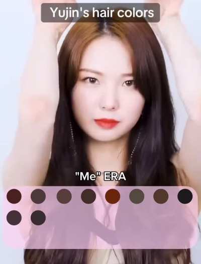 Yujin's hair colors (CLC & Kep1er)