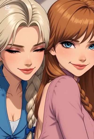 Dirty Sisters. Anna y Elsa están calientes. *The heat never bothered them anyway.🎶*
