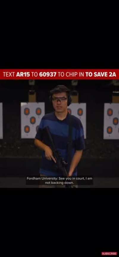 An actual National Rifle Association ad here in America