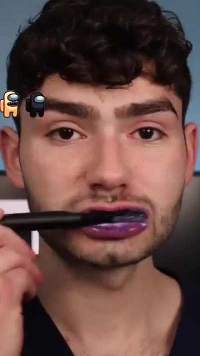 Amogus toothbrush 😳😳😳😳😳