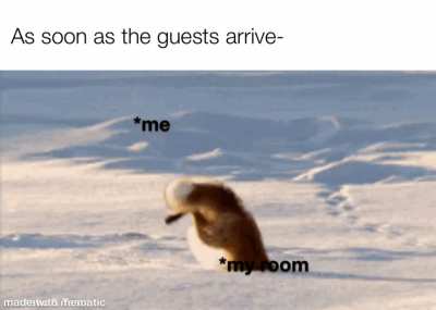 Haven’t seen my relatives in years.