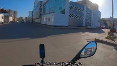 I tried to film the fish market in Port Said - security wasn't a fan 
جولة بالموتسيكل في بورسعيد