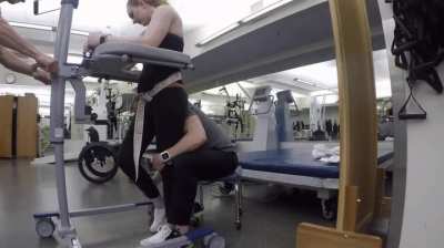 A few months ago, I posted a gif of my paralyzed self walking in an exoskeleton and lots of redditors donated to my recovery fund. That money allowed me to spend the last five weeks at Shepherd Center doing physical therapy and cool stuff like this. Thank