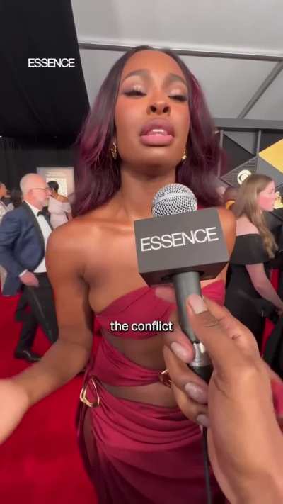 Essence magazine interview at the Grammy Awards