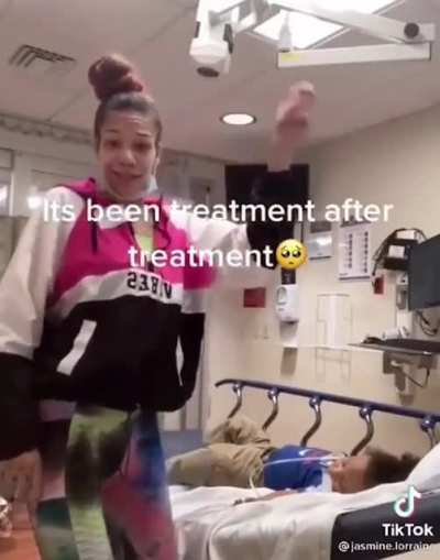 Ohh yah.. just smile and dance with your sick child for views.