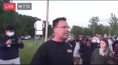 Flint sheriff took his riot gear off and marched with protesters instead.