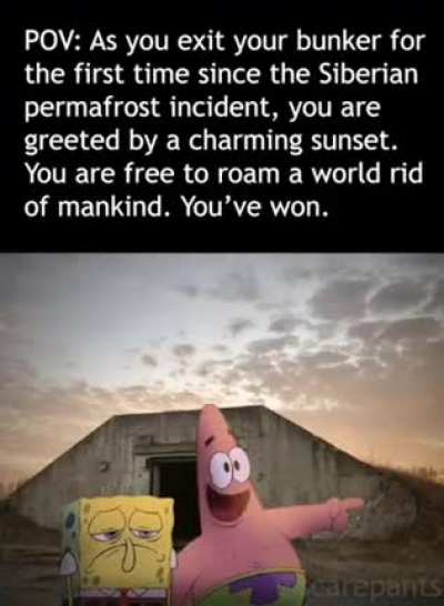 Finally.
