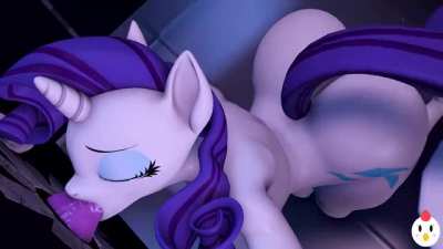 Rarity Gloryhole Blowjob (Hentype) [w/ sound]