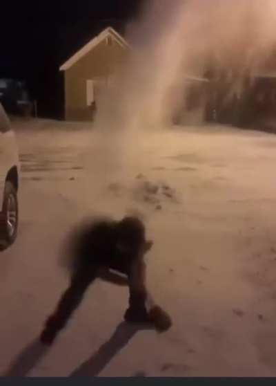 He tried his best..