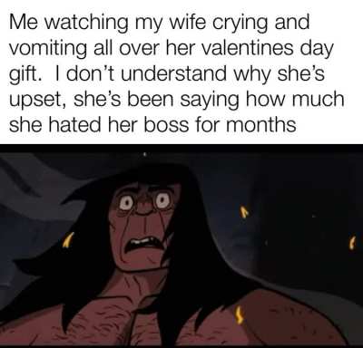She didn’t like his head
