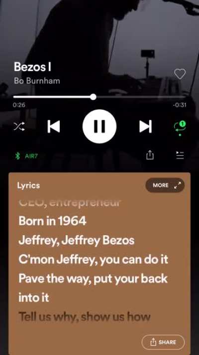 didnt know this somg was on spotify