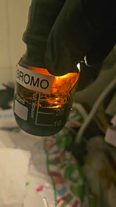 Frozen bromine