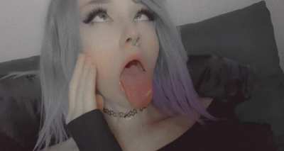 Ahegao after he came in my mouth 🥰