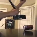 Pixar intro with Dr Pepper can