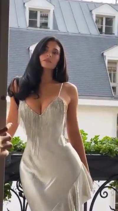 Kylie in silver