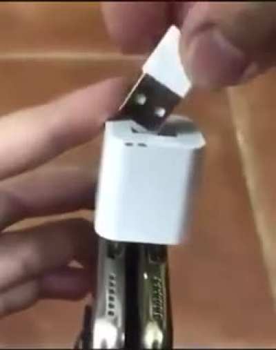 Hi-tech phone charging contraption