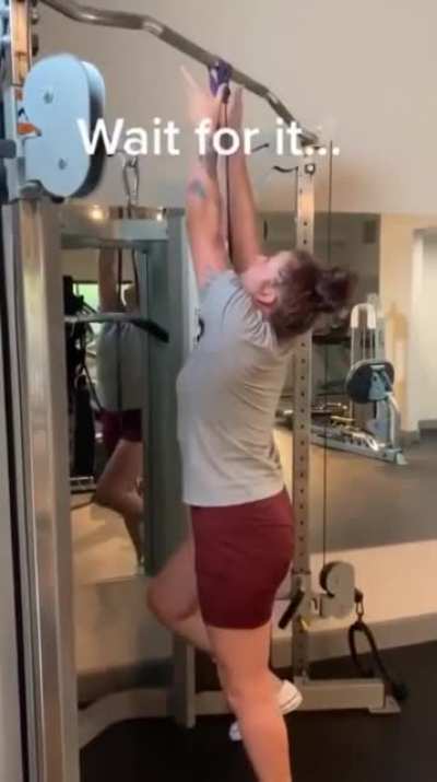 Pull ups with a band
