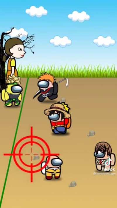 Anime characters in squid game 😳