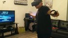 My cousin's first time on VR