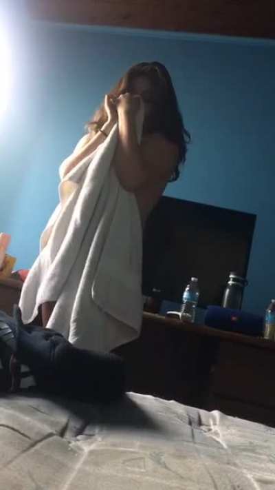 Petite Latina teen cum slut