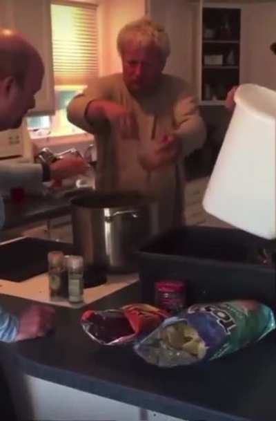 When dinner fights back