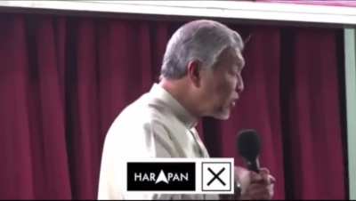 Zahid speaking mandarin at Ceramah Mega Ayuh Malaysia Padang Serai - Wo men shi ma lai xi ya ren