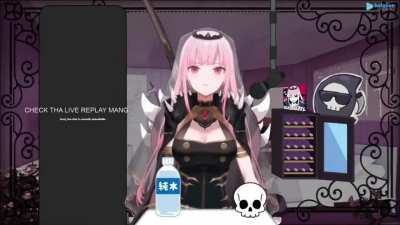 Mori's chat while this part of the stream
