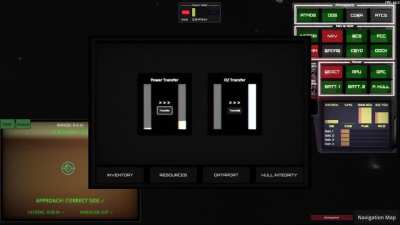 What if docking at a station was the most stressful part of a space survival game?
