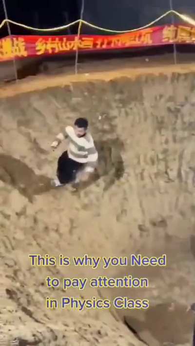 I bet he got 'A' in physics