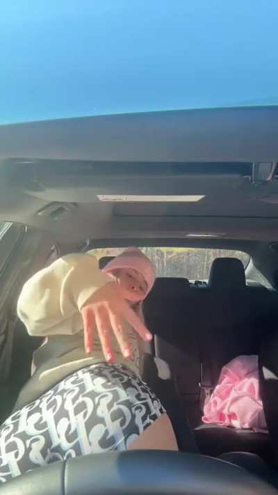 In the car 
