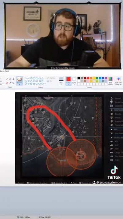 Discovered a pattern with the radiation zones.