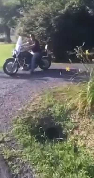he can’t peddle fast enough