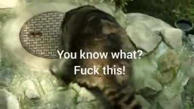 When someone asks me to get out of my cave: