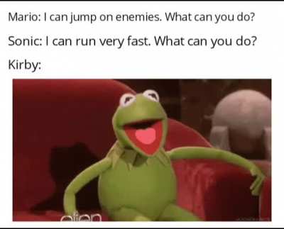 I can open my mouth and suck.