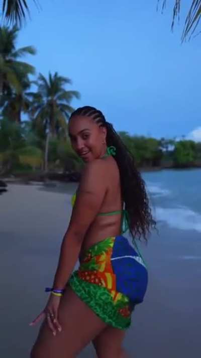 Beach dancing