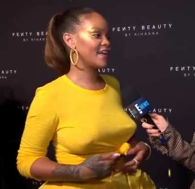 Rihanna - We all wish we could suck on those Puffy nipples