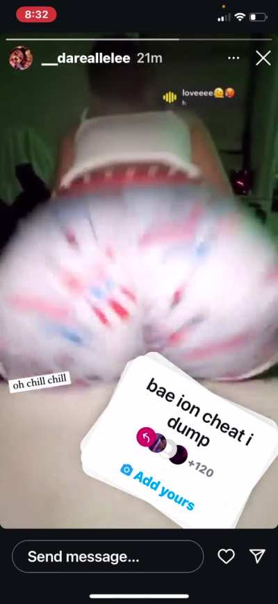 She got the gyatt