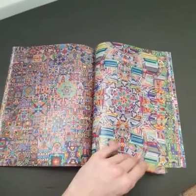 After more than 2 years my completely hand drawn artwork book is finished!