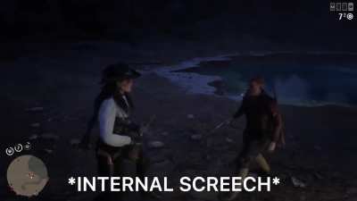 Picked up RDR2 for the 1st time in ages, got excited about the scenery, not looking at minimap, and then…