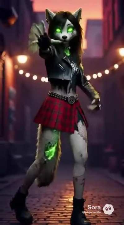 Noctyra Moonruin (character i made using Sora Ai)
