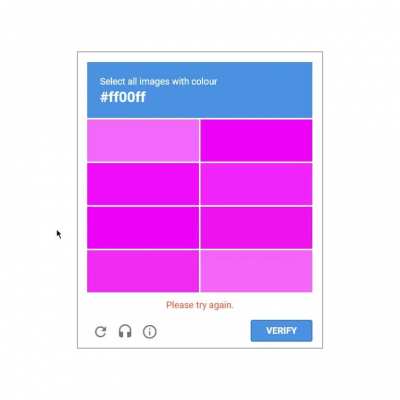 Google Recaptcha Hex