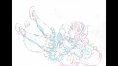 Kanna Emerges! Happy Holidays! Pencil & Paper w/ Digital Color. Stage 2 Animation Add Shadow