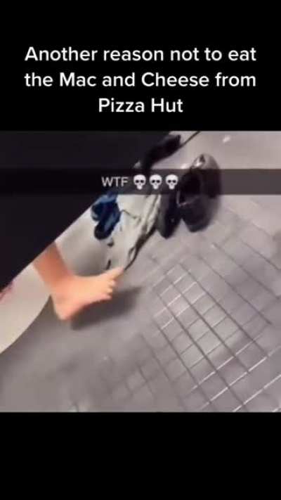 Don't eat mac and cheese from pizza hut