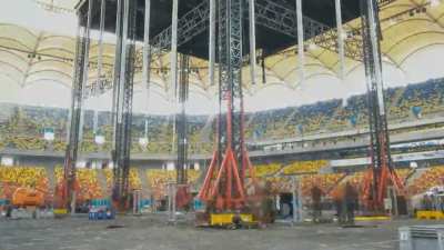 The International 2021 stage (Time lapse)