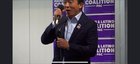 Wholesome moment with Kamala Harris today (Asian and Latino Coalition) (Source below)