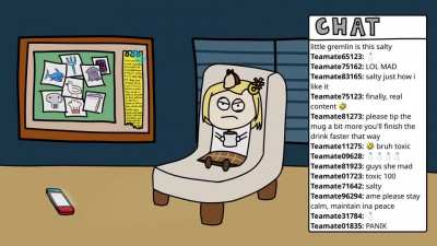 Amelia HIC Animated (with totally legit chat reaction)